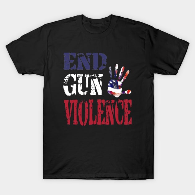 End Gun Violence -Stop T-Shirt by musicanytime